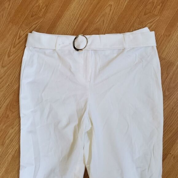 Alfani Belted Straight-Leg Pants Size 12 - Picture 3 of 13